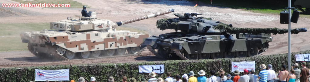 Al-Khalid & Mk11 Chieftain Tank during TankFest