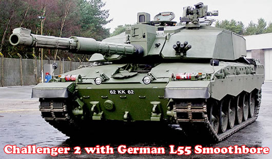 Challenger 2 Tank with L55 smoothbore