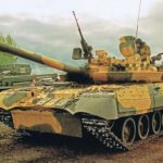 T-80U Tank with Arena “Hard-Kill” Active Protection System the T-80UM-1
