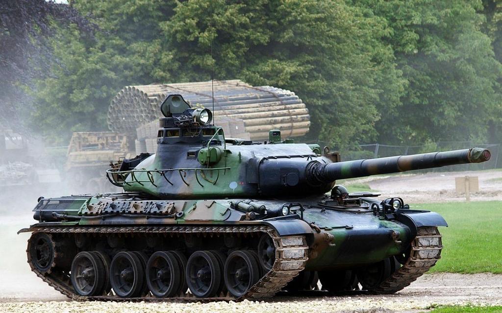 The French AMX-30 Tank model AMX-30B
